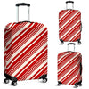 Print Pattern Candy Cane Luggage Cover Protector-grizzshop