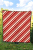 Print Pattern Candy Cane Quilt-grizzshop