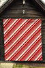 Print Pattern Candy Cane Quilt-grizzshop