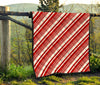 Print Pattern Candy Cane Quilt-grizzshop