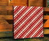 Print Pattern Candy Cane Quilt-grizzshop