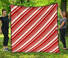 Print Pattern Candy Cane Quilt-grizzshop