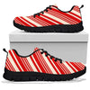 Print Pattern Candy Cane Sneaker Shoes For Men Women-grizzshop