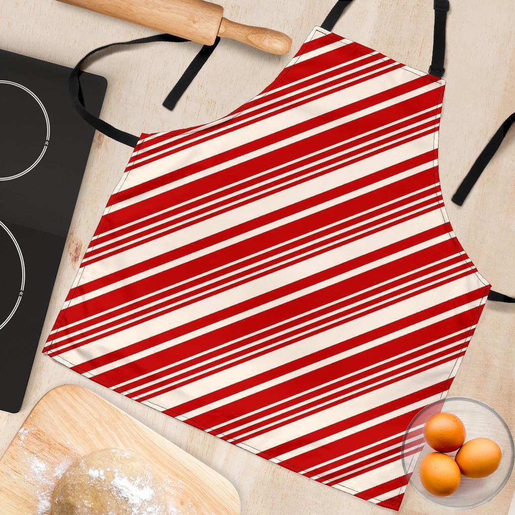 Print Pattern Candy Cane Women's Apron-grizzshop