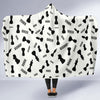 Print Pattern Chess Hooded Blanket-grizzshop