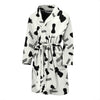 Print Pattern Chess Men Long Robe-grizzshop