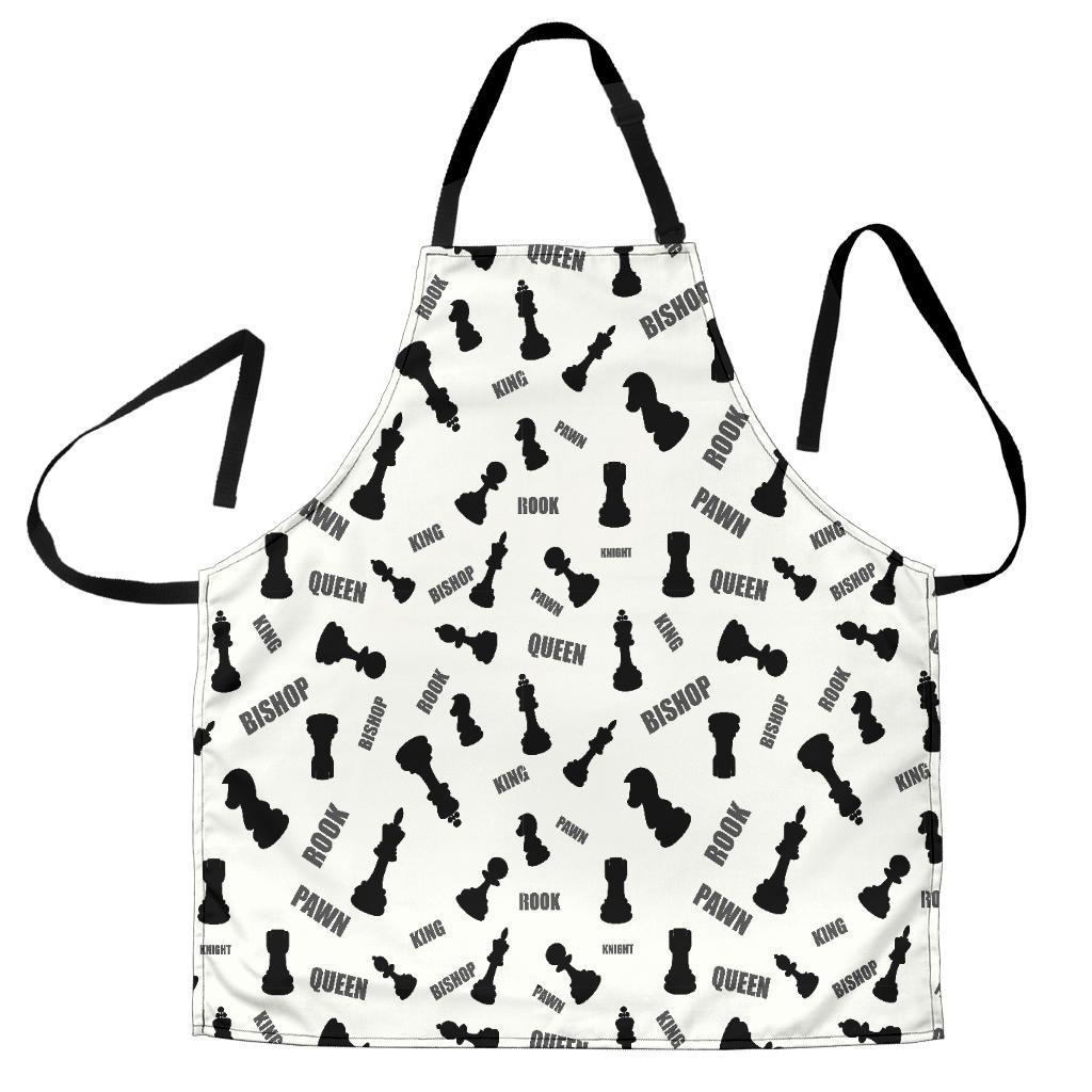 Print Pattern Chess Men's Apron-grizzshop