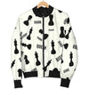 Print Pattern Chess Men's Bomber Jacket-grizzshop