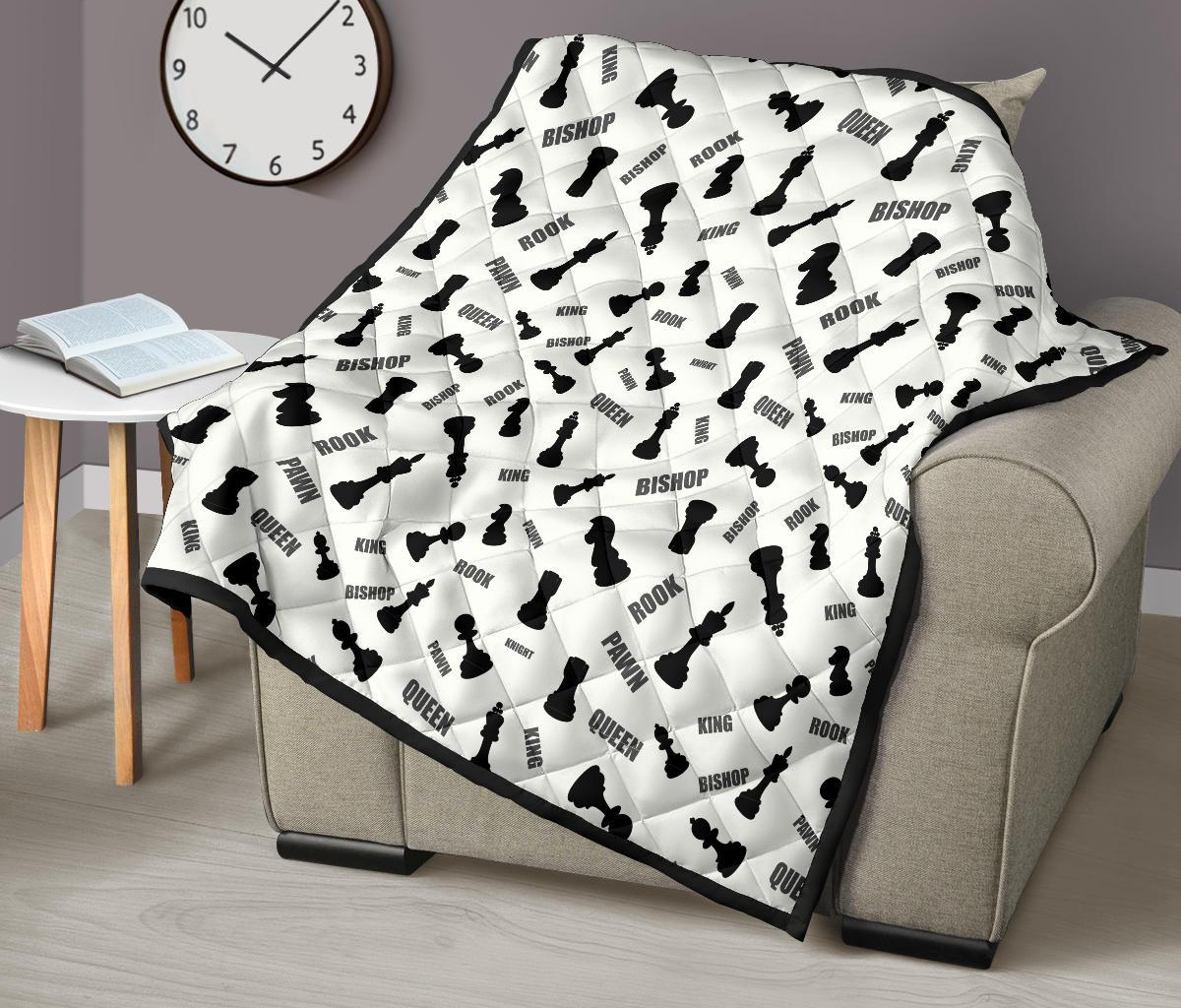 Print Pattern Chess Quilt-grizzshop