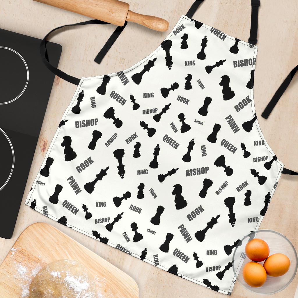 Print Pattern Chess Women's Apron-grizzshop