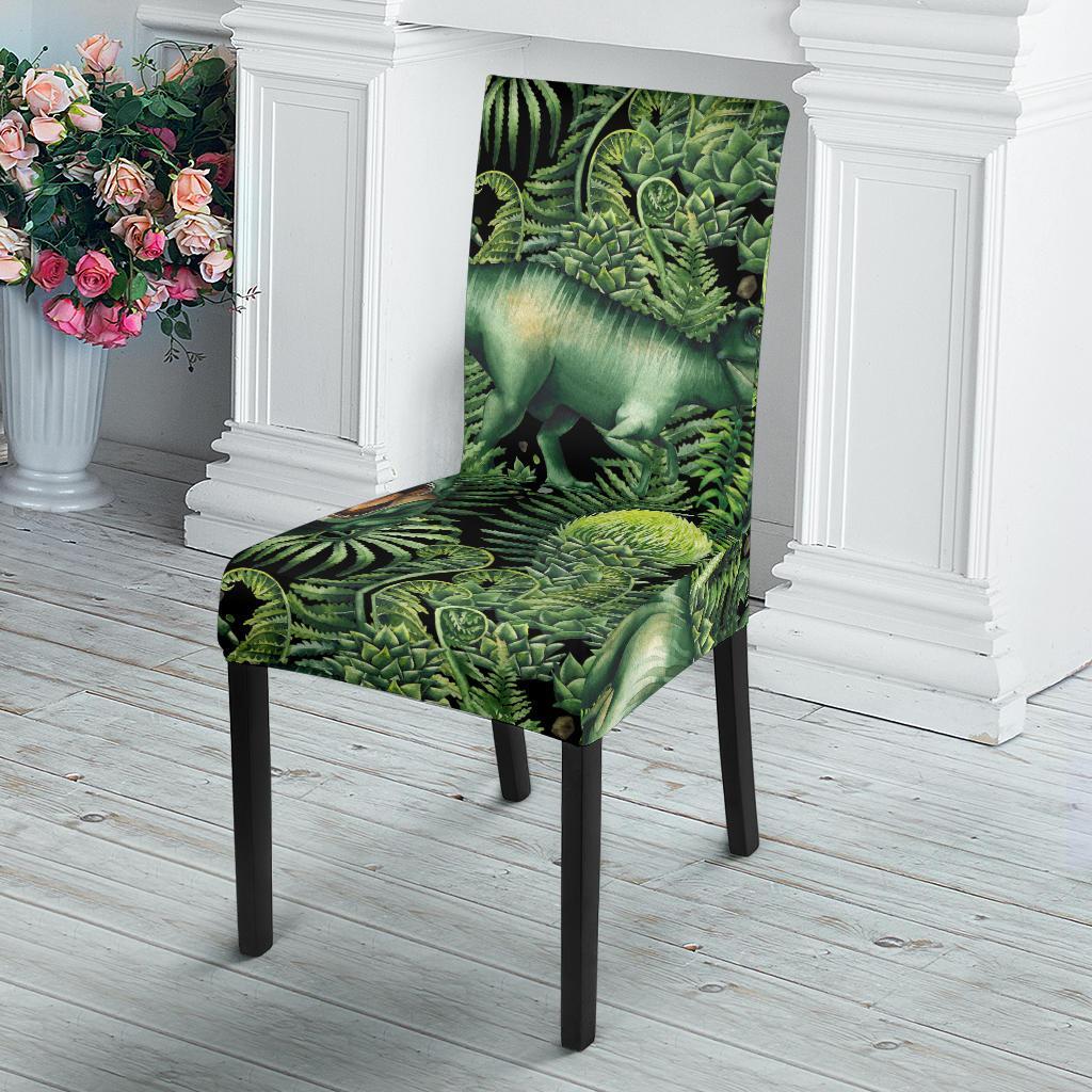 Print Pattern Dinosaur T rex Chair Cover-grizzshop