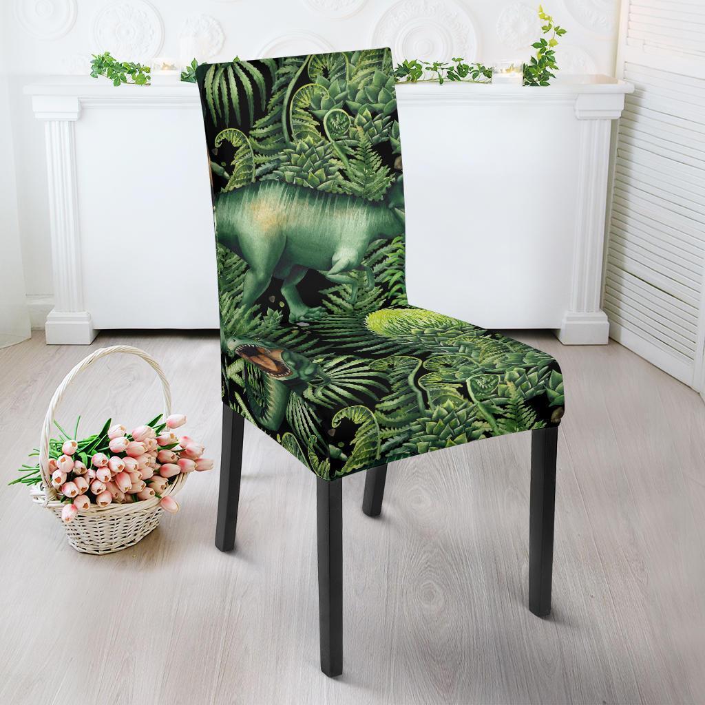 Print Pattern Dinosaur T rex Chair Cover-grizzshop