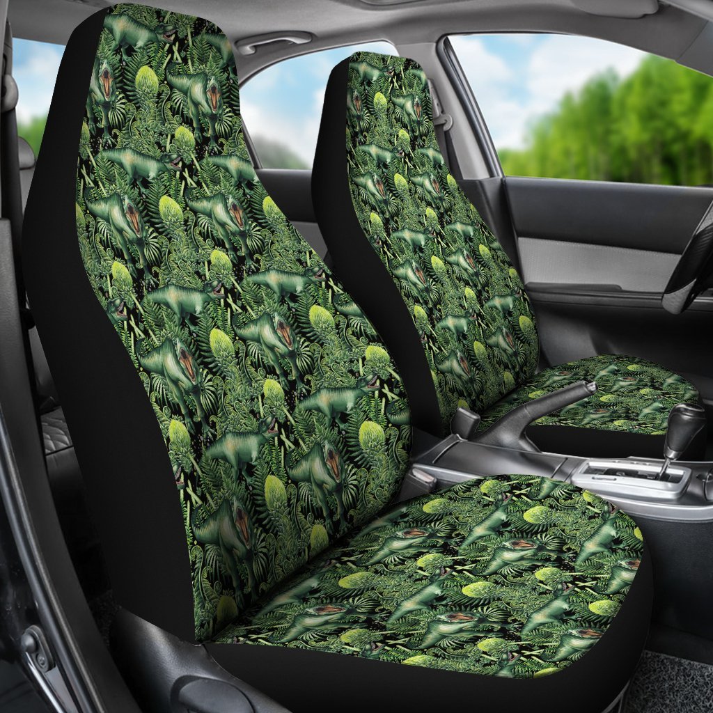 Print Pattern Dinosaur T rex Universal Fit Car Seat Cover-grizzshop