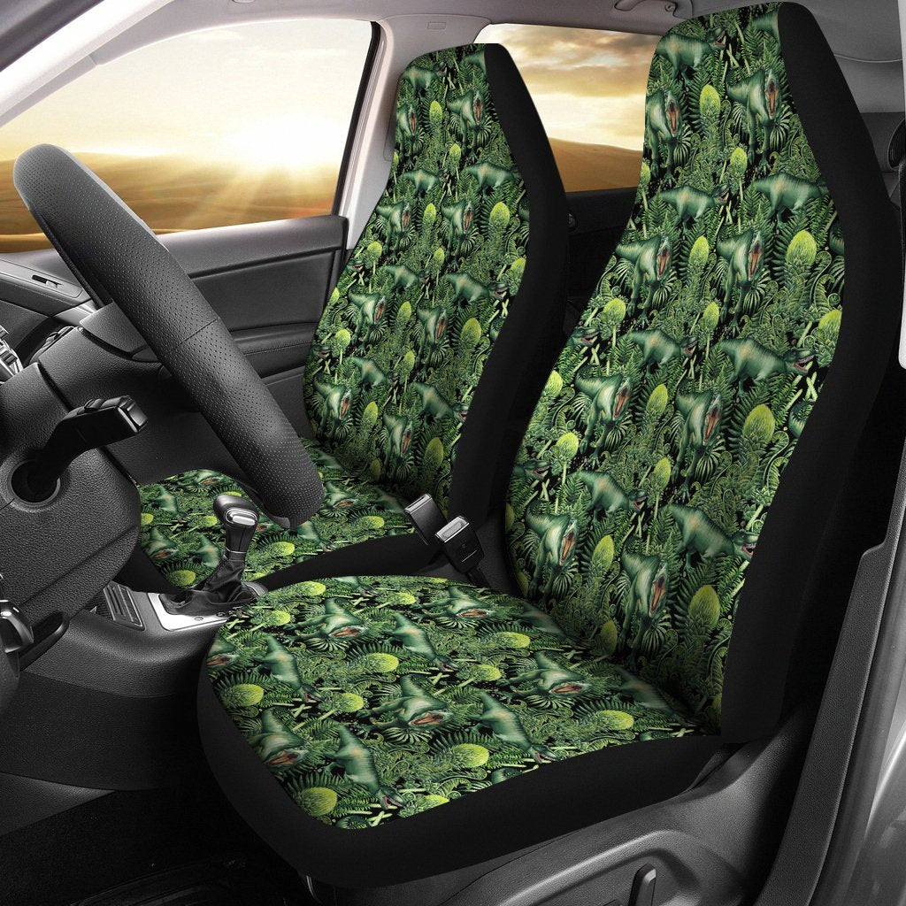 Print Pattern Dinosaur T rex Universal Fit Car Seat Cover-grizzshop