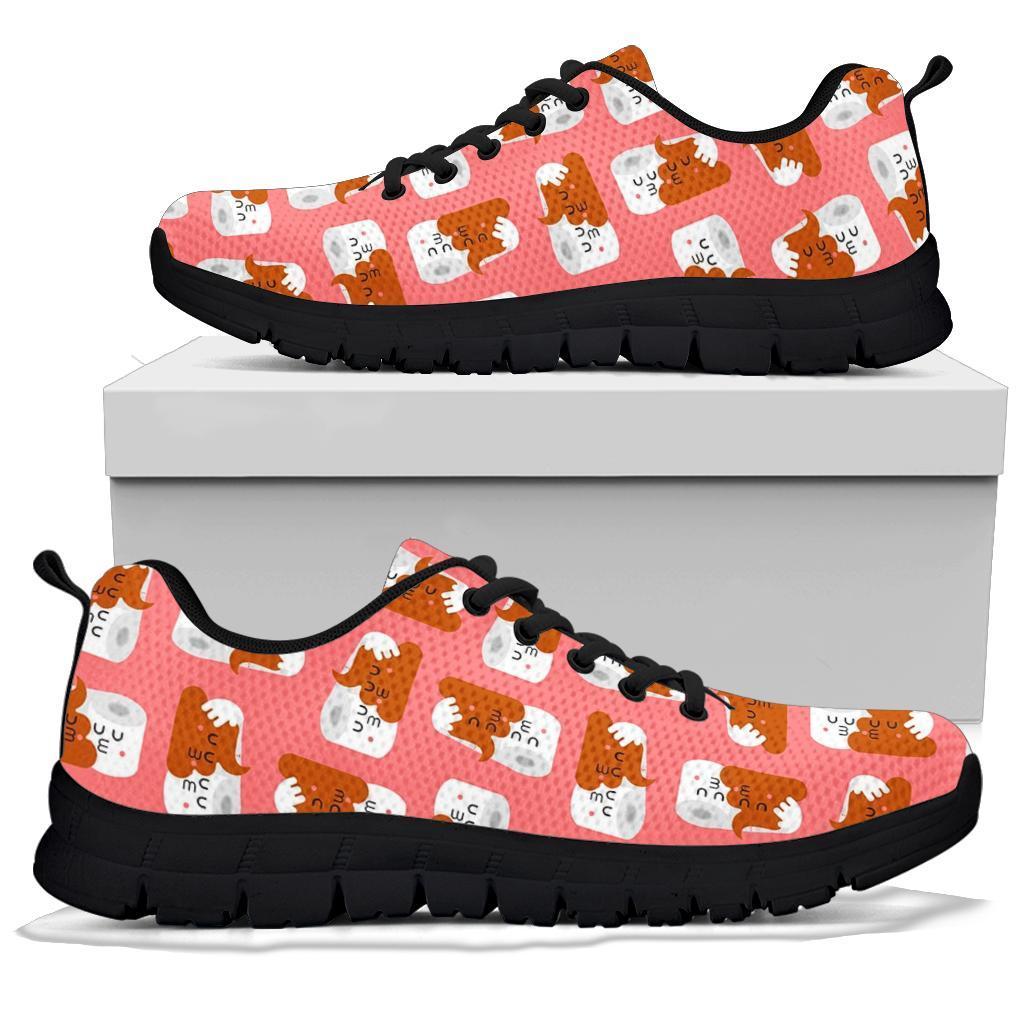 Print Pattern Emoji Poop Sneaker Shoes For Men Women-grizzshop