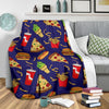 Print Pattern Fastfood Blanket-grizzshop