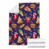 Print Pattern Fastfood Blanket-grizzshop