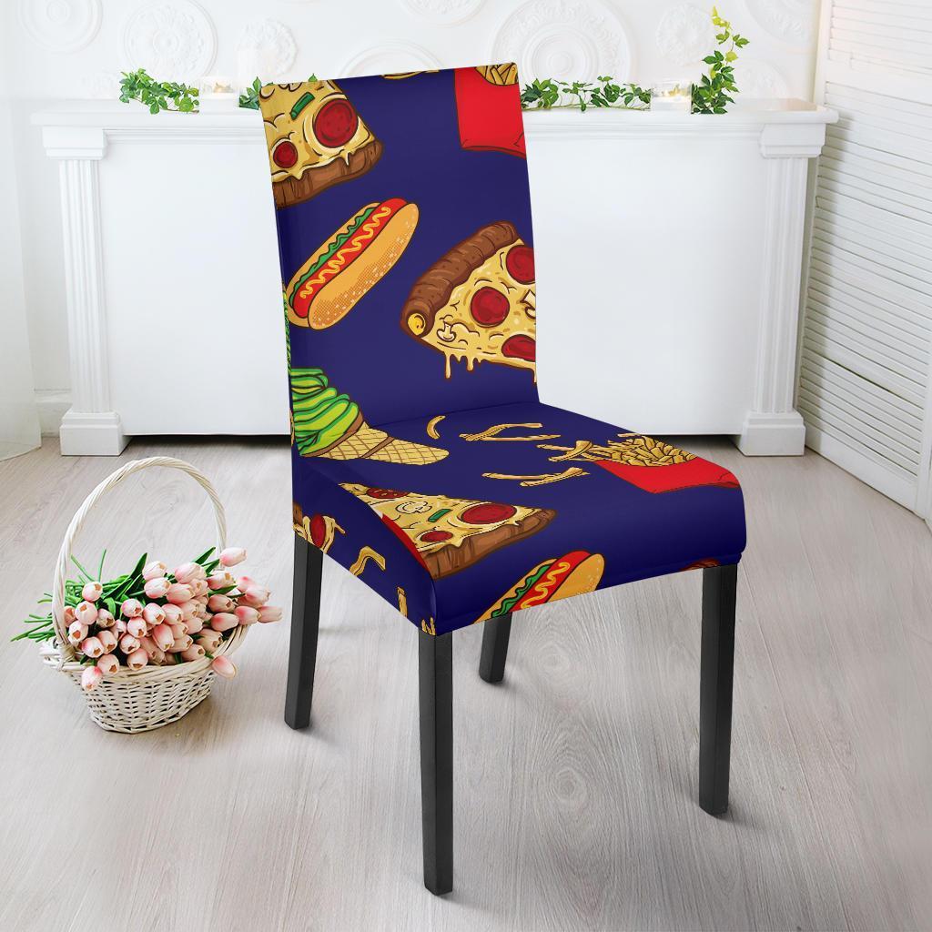 Print Pattern Fastfood Chair Cover-grizzshop