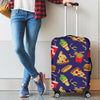 Print Pattern Fastfood Luggage Cover Protector-grizzshop