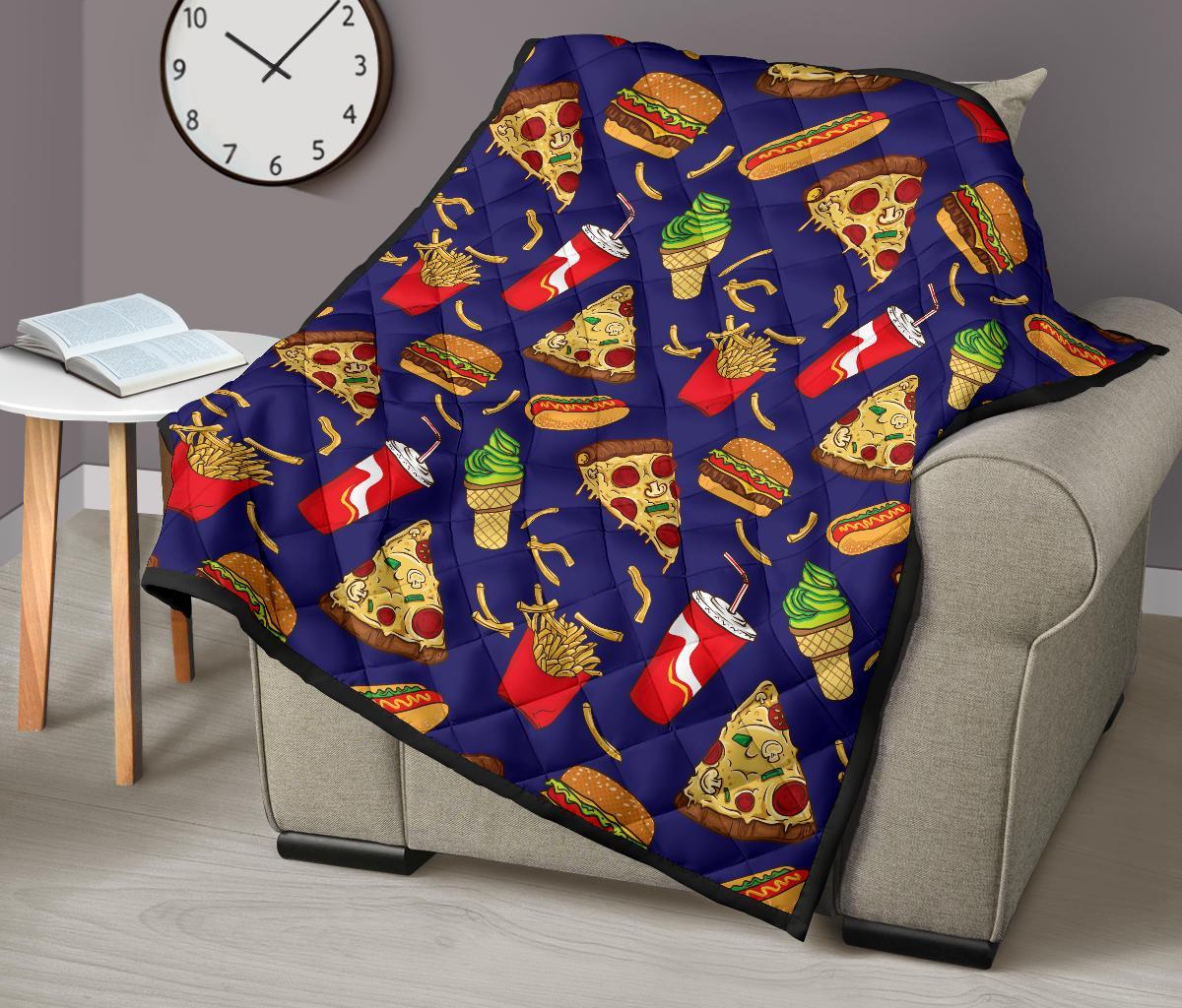 Print Pattern Fastfood Quilt-grizzshop