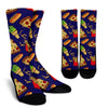 Print Pattern Fastfood Unisex Crew Socks-grizzshop