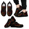 Print Pattern Firefighter Black Sneaker Shoes For Men Women-grizzshop