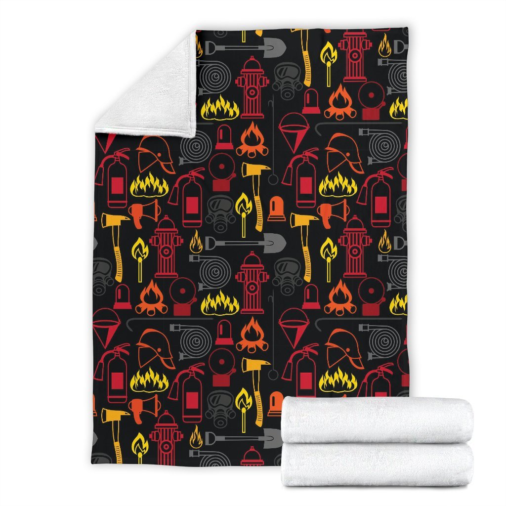 Print Pattern Firefighter Blanket-grizzshop