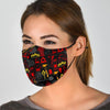 Print Pattern Firefighter Face Mask-grizzshop