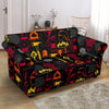 Print Pattern Firefighter Loveseat Cover-grizzshop