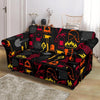 Print Pattern Firefighter Loveseat Cover-grizzshop