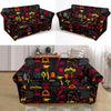 Print Pattern Firefighter Loveseat Cover-grizzshop