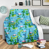 Print Pattern Frog Blanket-grizzshop