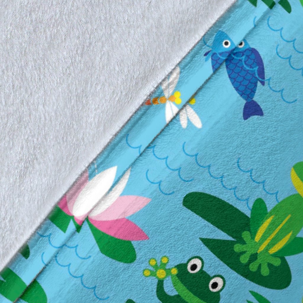 Print Pattern Frog Blanket-grizzshop