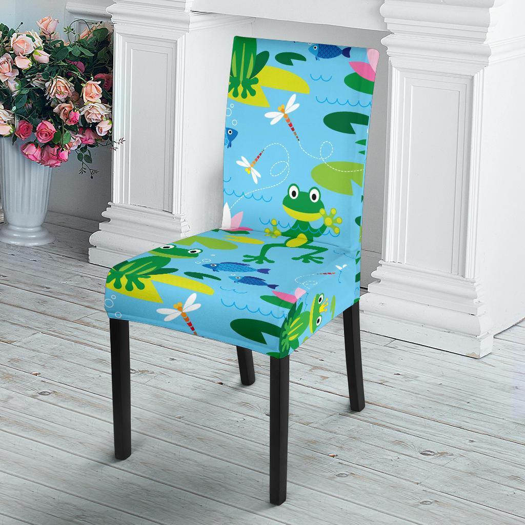 Print Pattern Frog Chair Cover-grizzshop