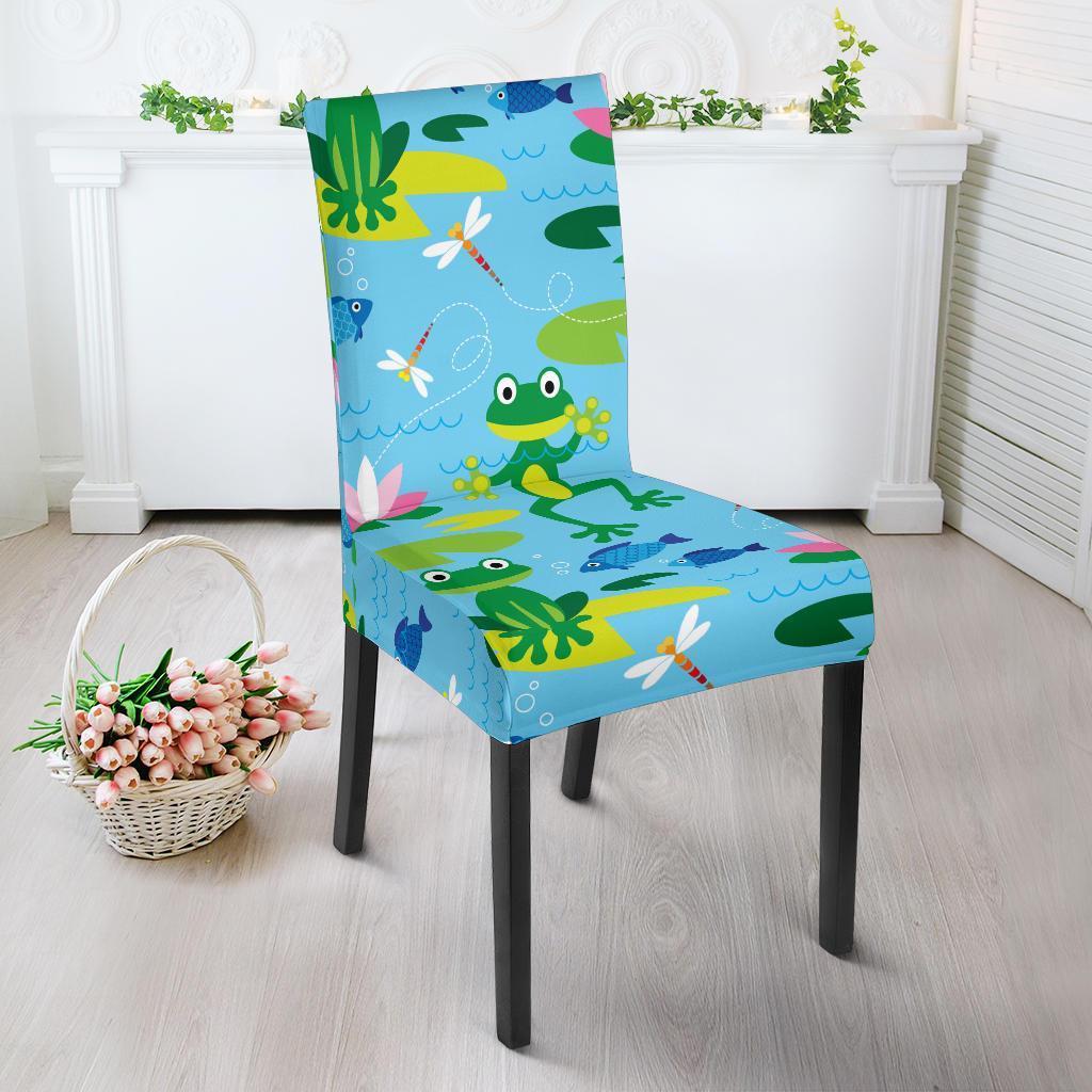 Print Pattern Frog Chair Cover-grizzshop