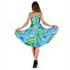 Print Pattern Frog Dress-grizzshop