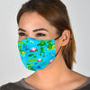 Print Pattern Frog Face Mask-grizzshop