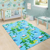 Print Pattern Frog Floor Mat-grizzshop