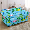 Print Pattern Frog Loveseat Cover-grizzshop