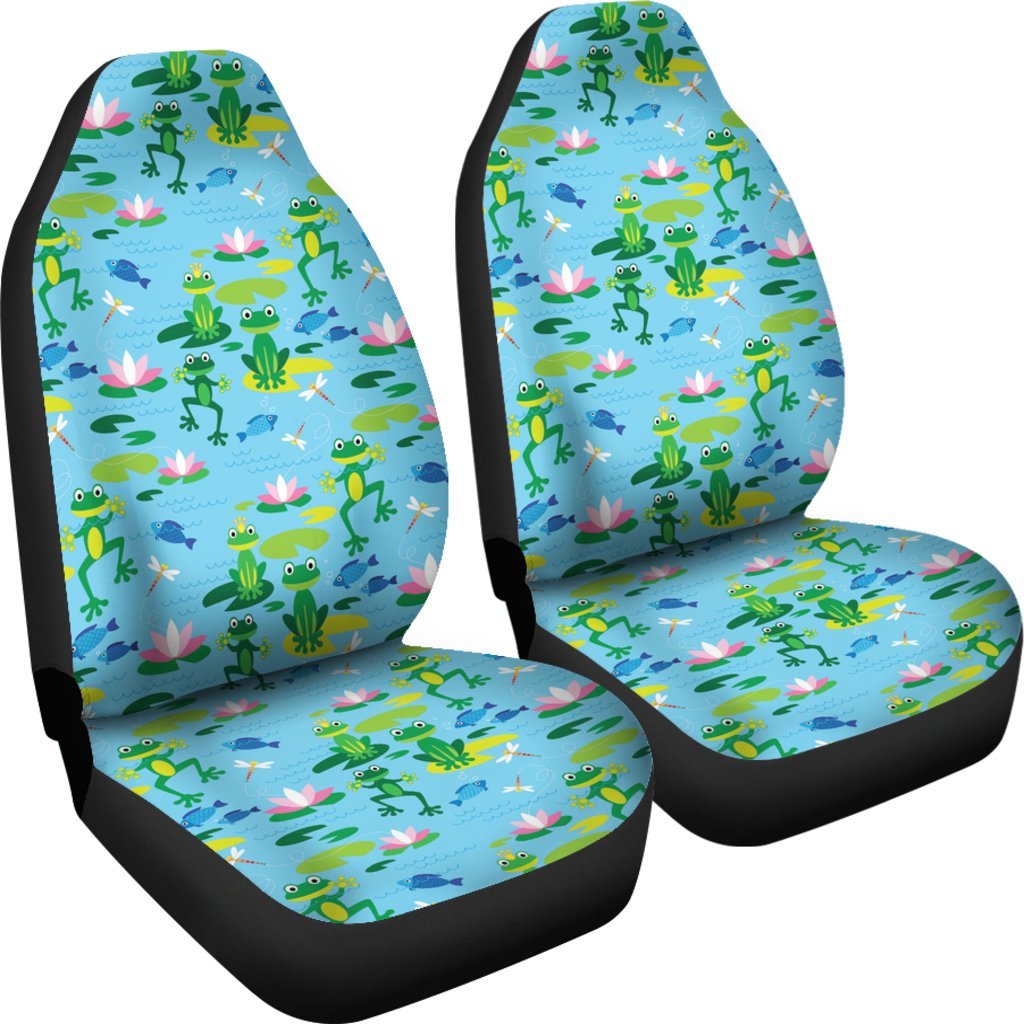 Print Pattern Frog Universal Fit Car Seat Cover-grizzshop