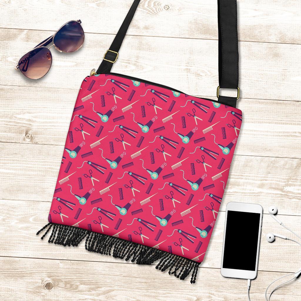 Print Pattern Hair Stylist Crossbody Bags-grizzshop