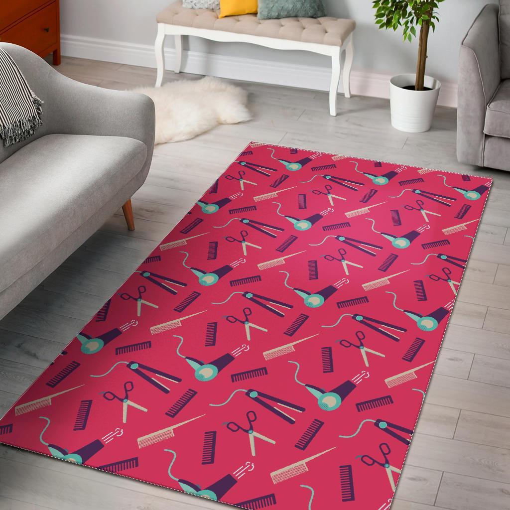 Print Pattern Hair Stylist Floor Mat-grizzshop