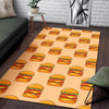 Print Pattern Hamburger Floor Mat-grizzshop