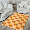 Print Pattern Hamburger Floor Mat-grizzshop