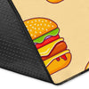 Print Pattern Hamburger Floor Mat-grizzshop