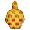 Print Pattern Hamburger Men Women Pullover Hoodie-grizzshop