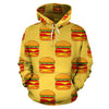 Print Pattern Hamburger Men Women Pullover Hoodie-grizzshop