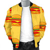 Print Pattern Hamburger Men's Bomber Jacket-grizzshop