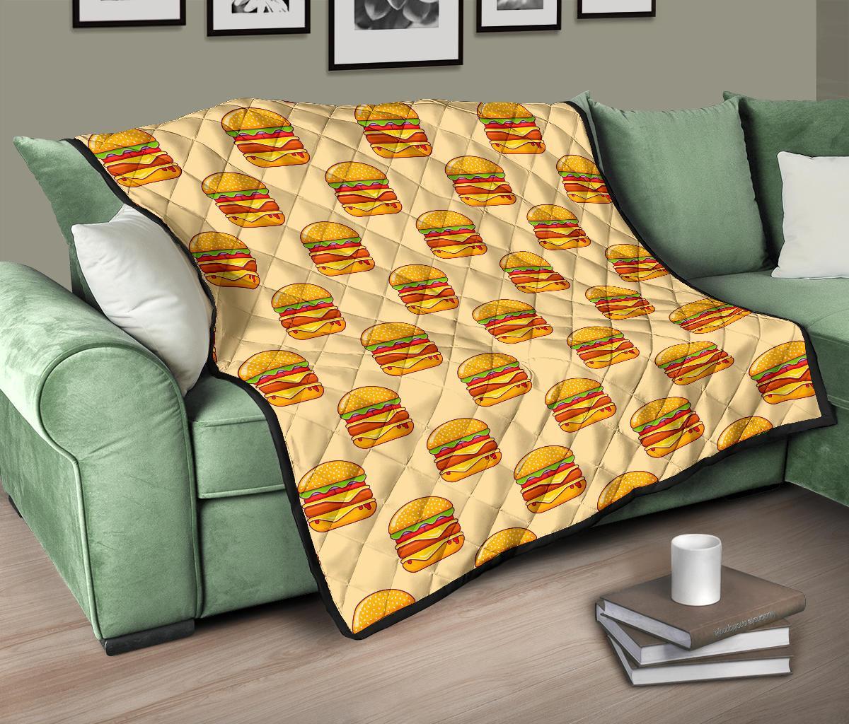 Print Pattern Hamburger Quilt-grizzshop
