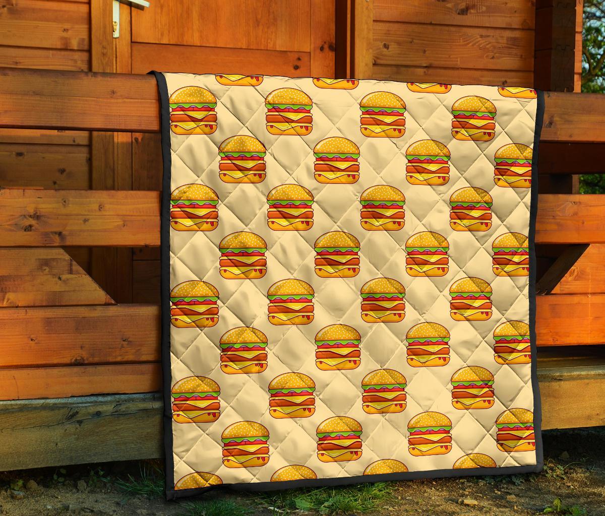 Print Pattern Hamburger Quilt-grizzshop